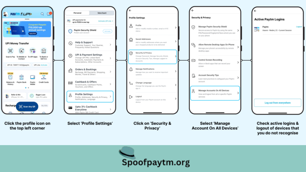 Paytm Spoof guide